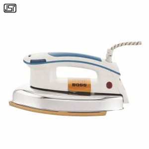 BOSS B319 Topaz Heavyweight 1000 watts Dry Iron, Non Stick Soleplate coating, double ISI safety