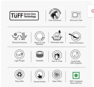 CELLO OW.DAZZLE MARGRITA 37PCS DINNER SET-4