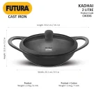 HAWKINS CASTIRON KADAI 2L-2