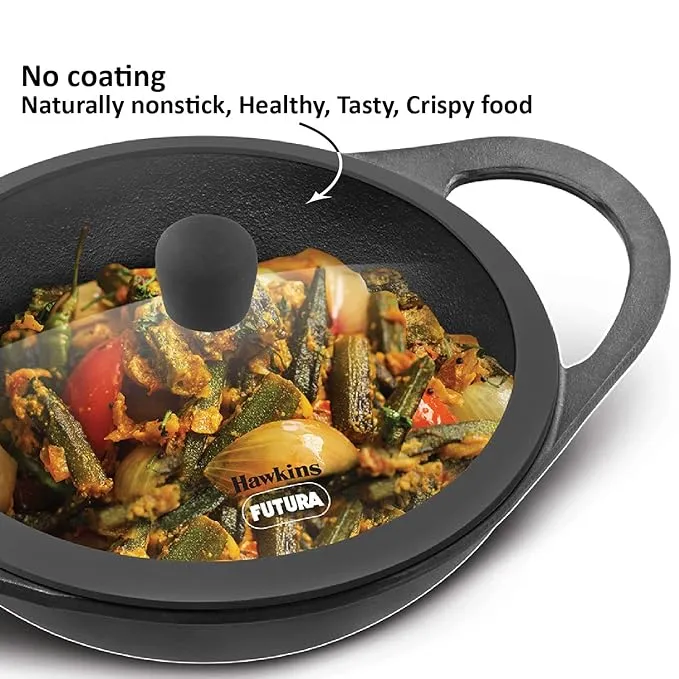 HAWKINS CASTIRON KADAI 2L-3 HAWKINS CASTIRON KADAI 2L-3