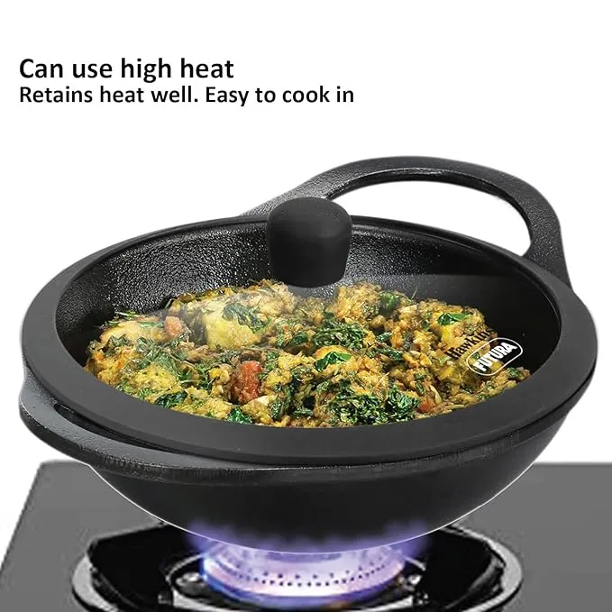 HAWKINS CASTIRON KADAI 2L-4 HAWKINS CASTIRON KADAI 2L-4