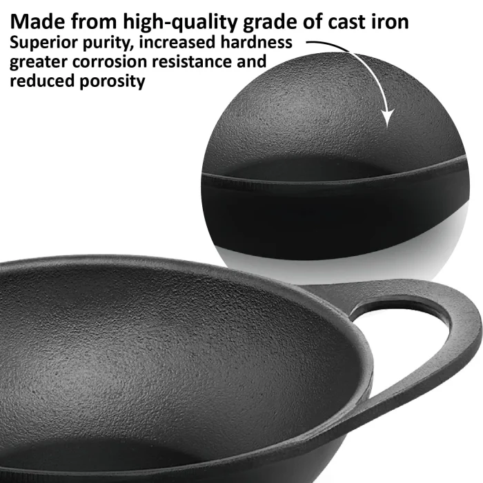 HAWKINS CASTIRON KADAI 2L-8 HAWKINS CASTIRON KADAI 2L-8