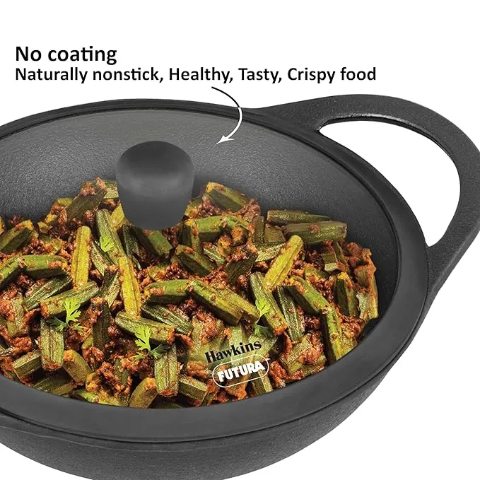 HAWKINS CASTIRON KADAI 3.5L-3 HAWKINS CASTIRON KADAI 3.5L-3