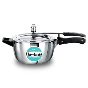 Hawkins Triply Stainless Steel Pressure Cooker 3.5L Inner Lid (HSST35)
