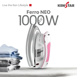 Kenstar Ferro Neo Heavy Weight Iron – 1000W, Golden Non-Stick Technology