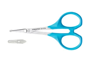 Munix Scissor GS-4136 (91mm),  perfect for cutting and trimming facial hair (ear and nose)