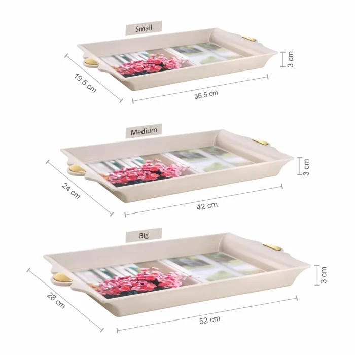 NAYASA AURIS TRAY 3PCS-3 NAYASA AURIS TRAY 3PCS-3