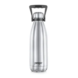 Pexpo Echo 1500 Hot & Cold Water Bottle | ISI Certified Made In India | Vacuum Stainless Steel Insulated Water Bottle | Hot & Cold Water Bottle