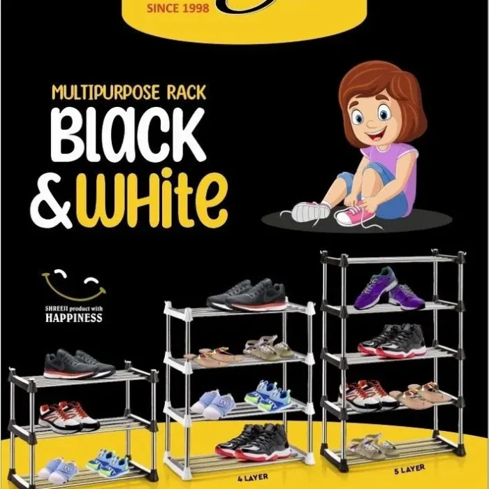 SHREEJI BLACK&WHITE RACK SHREEJI BLACK&WHITE RACK