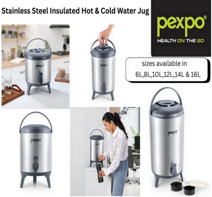 Stainless Steel Insulated Hot & (5) Stainless Steel Insulated Hot & (5)