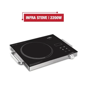Kenstar INFRA STOVE 2200, with Cool Touch Control Panel | Powerful Infrared Cooktop with Cool Touch Panel  | Induction Cooktop | Infrared Cooktop