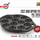 varudi castiron appa maker-12 cup