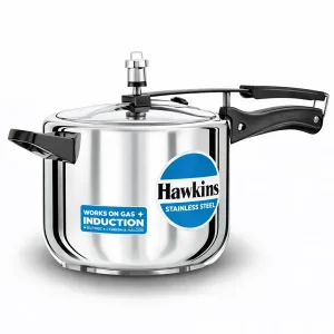 Hawkins Stainless Steel Inner Lid Pressure Cooker for Gas & Induction | 1.5L, 2L, 3L, 5L, 6L, 8L, 10L