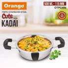 Orange triply cute kadai_1