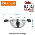 Orange triply cute kadai_3