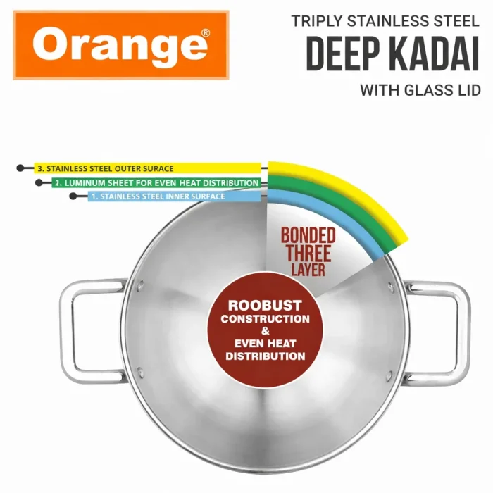 Orange triply deep kadai_2