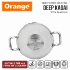 Orange triply deep kadai_4