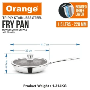 Orange_Honey_Comb_Fry_Pan_1.5L_2