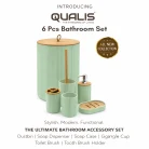 Qualis bathroom set 6pcs_green