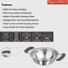 Signoraware mini kadai 31134Steel_4