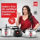 pnb eco model aluminium pressure cooker 3l-2